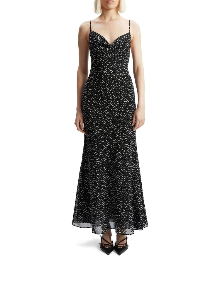 Bardot Black Monroe Cowl Neck Maxi Dress - Image 5 of 5