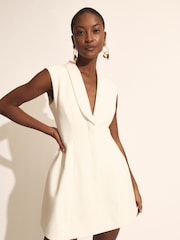 Bardot White Destene Hourglass Mini Dress - Image 1 of 5