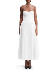 Bardot White Estie 100% Cotton Maxi Dress - Image 1 of 7
