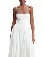 Bardot White Estie 100% Cotton Maxi Dress - Image 7 of 7
