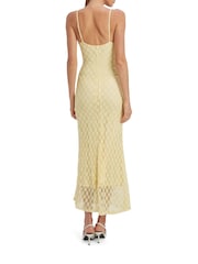 Bardot Yellow Adoni Mesh Midi Dress - Image 2 of 5