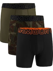 Under Armour Green Tech Print 6inch 3 Pack - Image 1 of 4