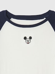 Темно-синий Синий Mickey Mouse - Gap Disney футболка с принтом реглан (4-13лет) - Изображение 5 из 5