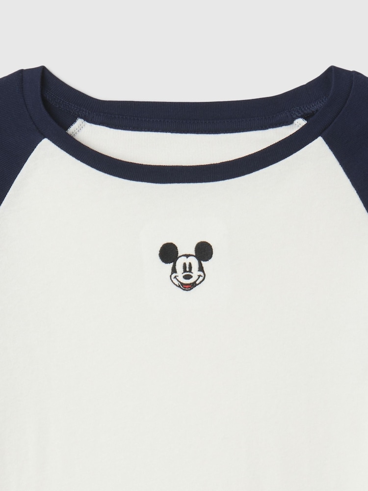 Темно-синий Синий Mickey Mouse - Gap Disney футболка с принтом реглан (4-13лет) - Изображение 5 из 5