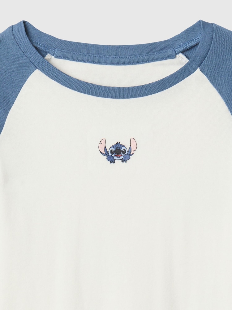 Blau/Lilo & Stitch - Gap – Disney – Langarm-T-Shirt mit Raglanärmeln(4–13 J.) - Bild 4 von 4 Blau/Lilo & Stitch - Gap – Disney – Langarm-T-Shirt mit Raglanärmeln(4–13 J.) - Bild 4 von 4