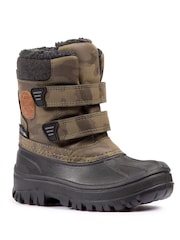 Trespass Unisex Green Alex Toddlers Snow Boots - Image 1 of 2