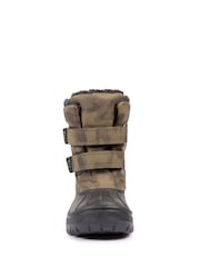 Trespass Unisex Green Alex Toddlers Snow Boots - Image 2 of 2