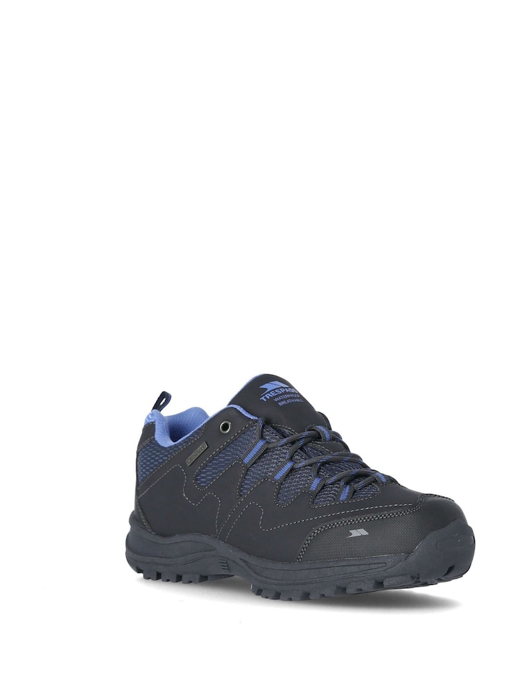 Trespass Female Grey Mitzi Low Cut Hiking Shoes - Image 2 of 3 Trespass Female Grey Mitzi Low Cut Hiking Shoes - Image 2 of 3