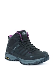 DLX Black Female Riona Hiking Black Trainers - Image 1 of 1