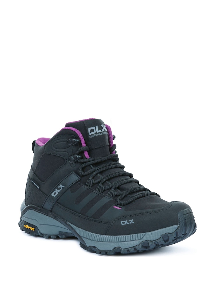 DLX Black Female Riona Hiking Black Trainers - Image 1 of 1