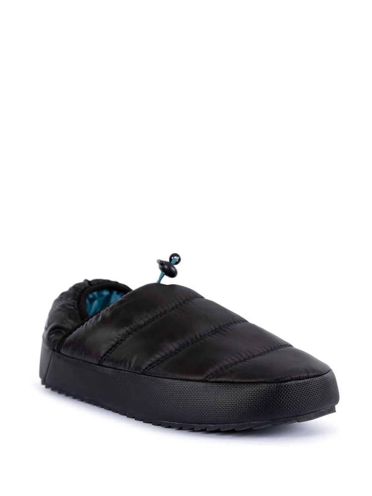 Trespass Unisex Pad Black Slippers - Image 2 of 2