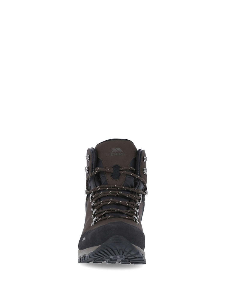 Trespass Male Gerrard Brown Hiking Boots - Image 2 of 2