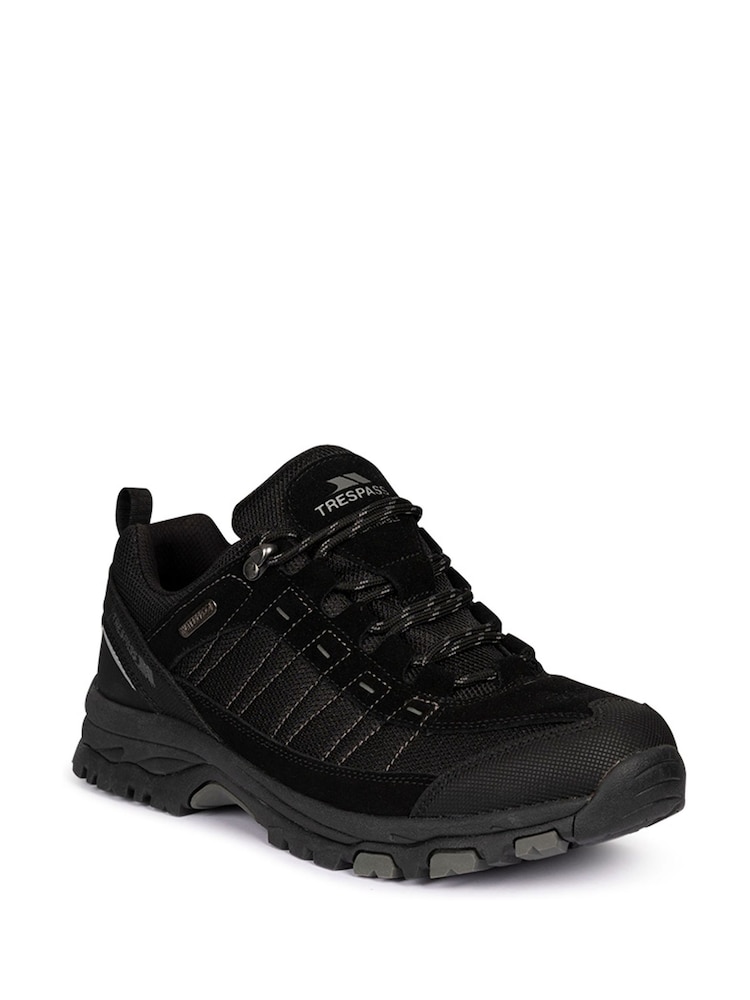 Trespass Male Scarp B Technical Black Trainers - Image 1 of 1 Trespass Male Scarp B Technical Black Trainers - Image 1 of 1