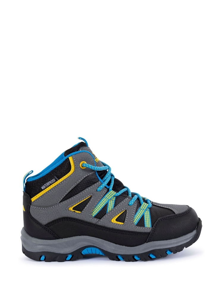 Trespass Unisex Gillon II Mid Cut Black Boots - Imagen 1 de 2