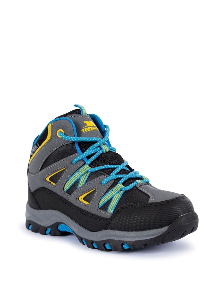 Trespass Unisex Gillon II Mid Cut Black Boots - Imagen 2 de 2