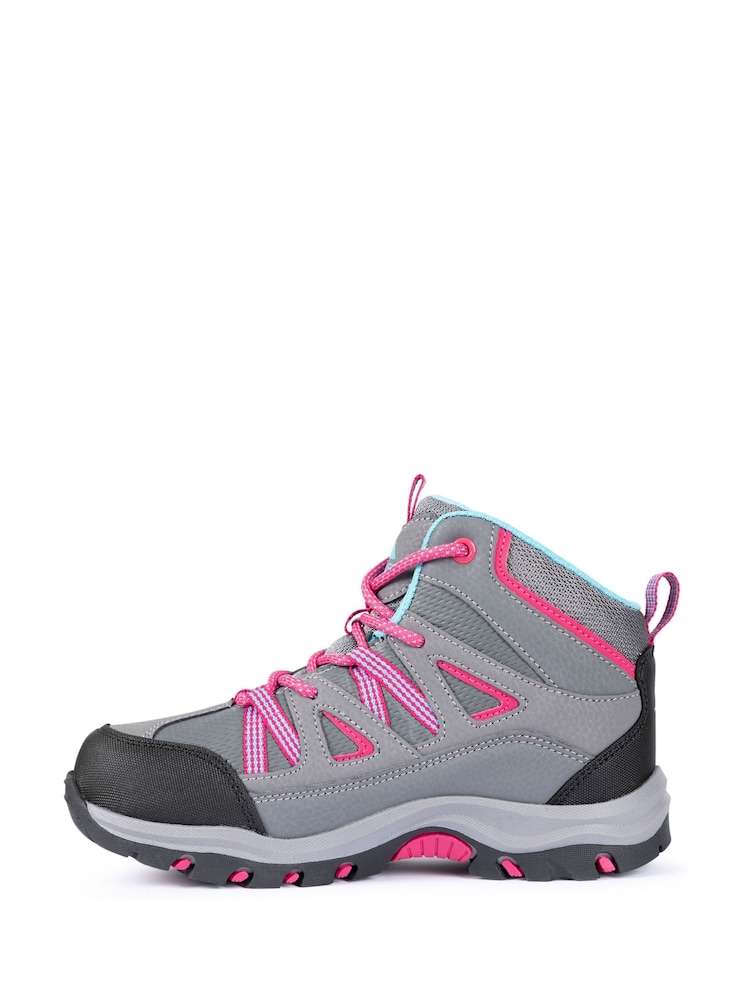 Botas unisex en gris de media caña Gillon II de Trespass - Imagen 2 de 6