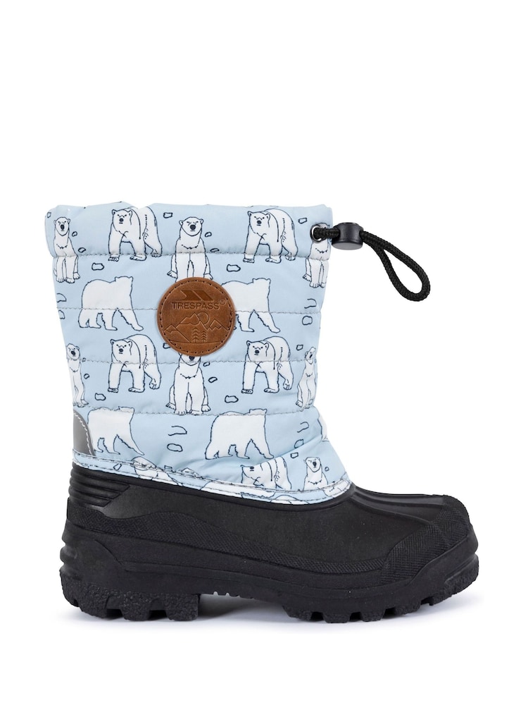 Trespass Kids Remy White Snow Boots - Image 2 of 2