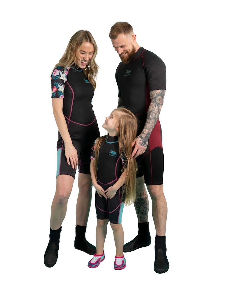 Trespass Adults Raye Aqua Black Boots - Imagen 2 de 2