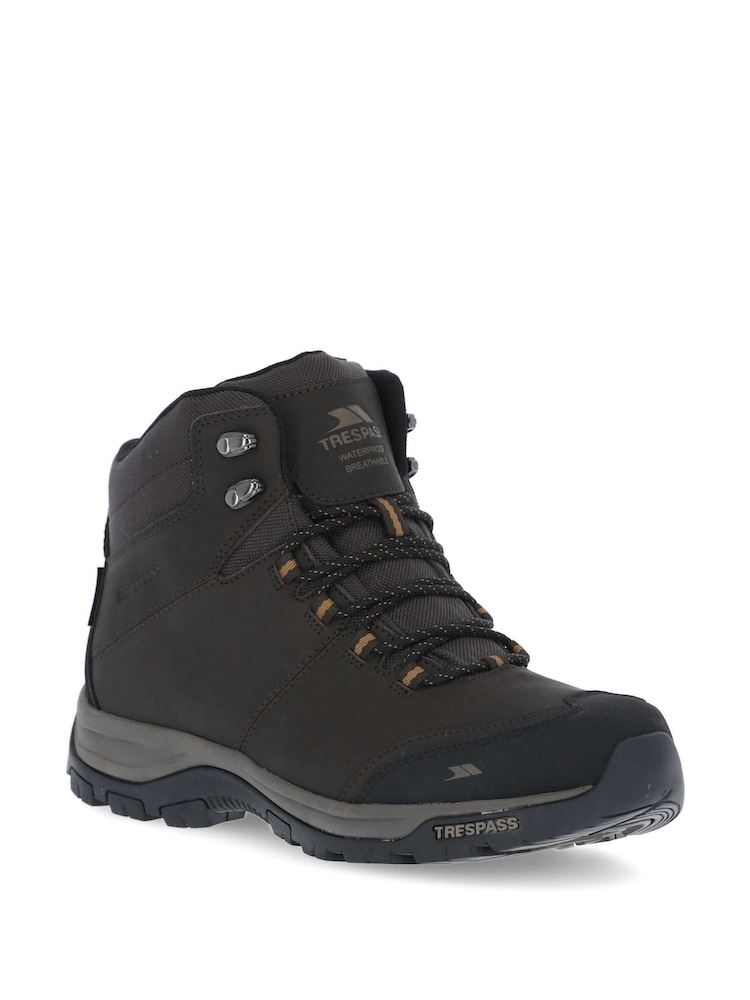 Trespass Male Hiram Mid Cut Brown Boots - Image 1 of 2