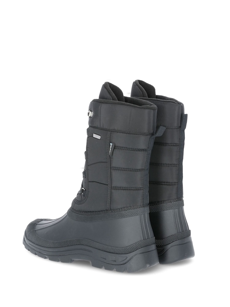 Trespass Black Straiton II Snow Boots - Image 4 of 4 Trespass Black Straiton II Snow Boots - Image 4 of 4