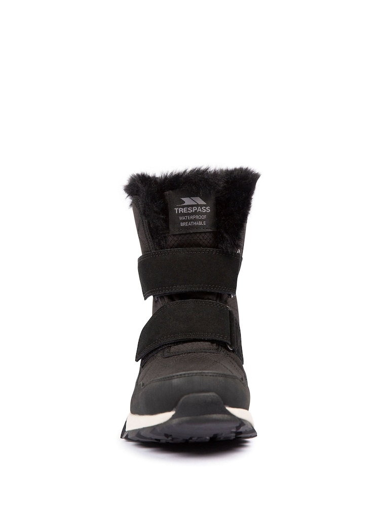Trespass Female Eira Black Snow Boots - Image 2 of 2