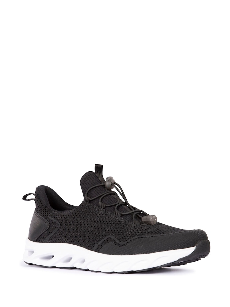 Trespass Unisex Kai Water Black Trainers - Image 1 of 2 Trespass Unisex Kai Water Black Trainers - Image 1 of 2