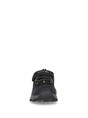 Trespass Kids Harrelson Bajo Cut Black Trainers - Imagen 2 de 2