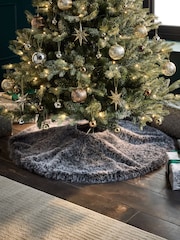Grey Collection Luxe Faux Tree Skirt - Image 1 of 4