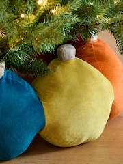 Bright Plush Bauble Tree Skirt - Image 2 of 4