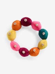 Bright Plush Bauble Tree Skirt - Image 3 of 4