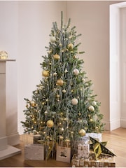 10 Pack Silver Lametta Tinsel Christmas Tree Decorations - Image 2 of 3