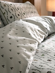 Natural Icons Christmas Brushed Duvet Cover and Pillowcase Set - Image 3 of 6