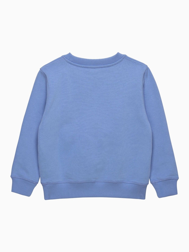 Trotters London Liberty Print Betsy Heart Sweatshirt - Image 2 of 3