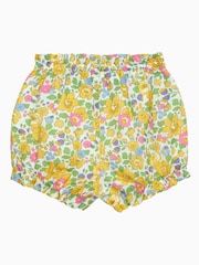 Trotters London Little Yellow Liberty Print Betsy Bloomers Shorts - Image 2 of 3