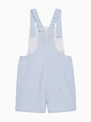 Trotters London Little Blue Lighthouse Atticus Bib 100% Cotton Shorts - Image 2 of 3