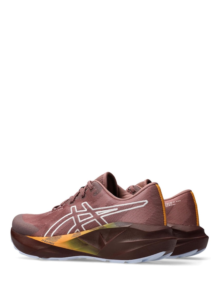 ASICS Womens Burgundy Red Novablast 5 Running Trainers - Image 4 of 4 ASICS Womens Burgundy Red Novablast 5 Running Trainers - Image 4 of 4