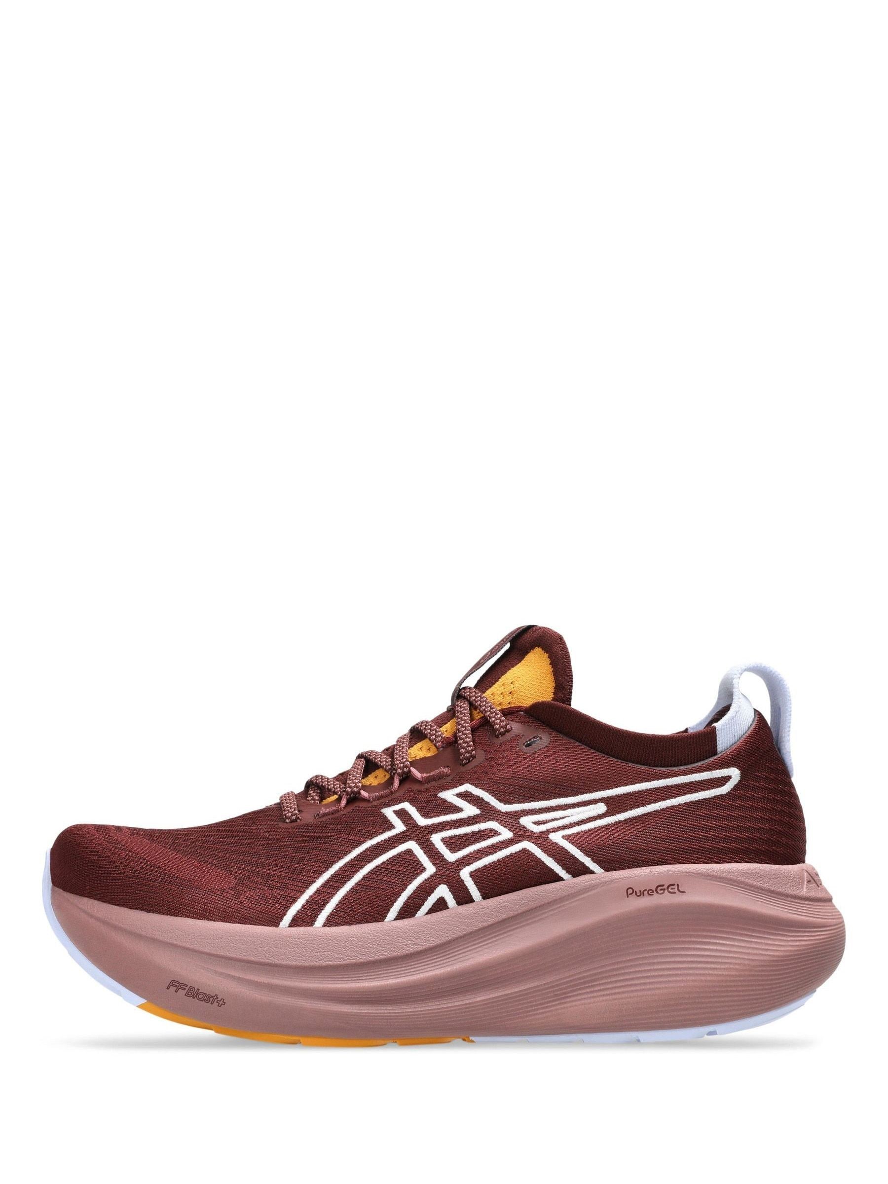 ASICS レッド トレーニングシューズ 日本製　27センチ Next：日本 ASICS レディース バーガンディレッド Gel Nimbus 27