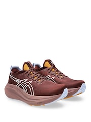ASICS Womens Burgundy Red Gel Nimbus 27 Running Trainers - Image 3 of 7