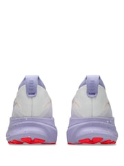 ASICS Womens White/Purple Gel Kayano 32 Running Trainers - Image 3 of 6