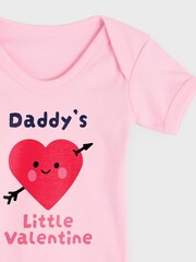 Personalised 'Little Valentines' Bodysuit by Dollymix - Image 3 of 5