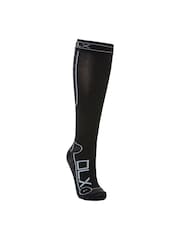DLX Black Unisex Trapped Ultralight Ski Socks - Image 1 of 2