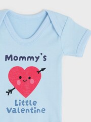 Personalised 'Little Valentines' Bodysuit by Dollymix - Image 3 of 5