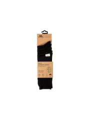 Trespass Male Daily Black Socks 5 Pack - Imagen 2 de 2