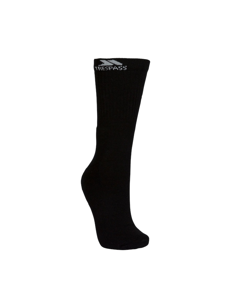 Trespass Male Grey Jack Barrow Trekking Socks 3 Pair Pack - Image 5 of 6