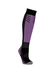 DLX Black Unisex Icy Ski Black Socks - Image 1 of 2