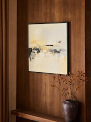 Grey Abstract Scape Framed Wall Art - Image 2 of 5