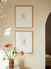 Set of 2 Neutral Sketched Look Bodyform Framed Wall Arts - Image 1 of 4