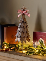 Bronze Metal Christmas Tree Ornament - Image 1 of 3
