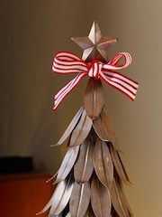 Bronze Metal Christmas Tree Ornament - Image 2 of 3