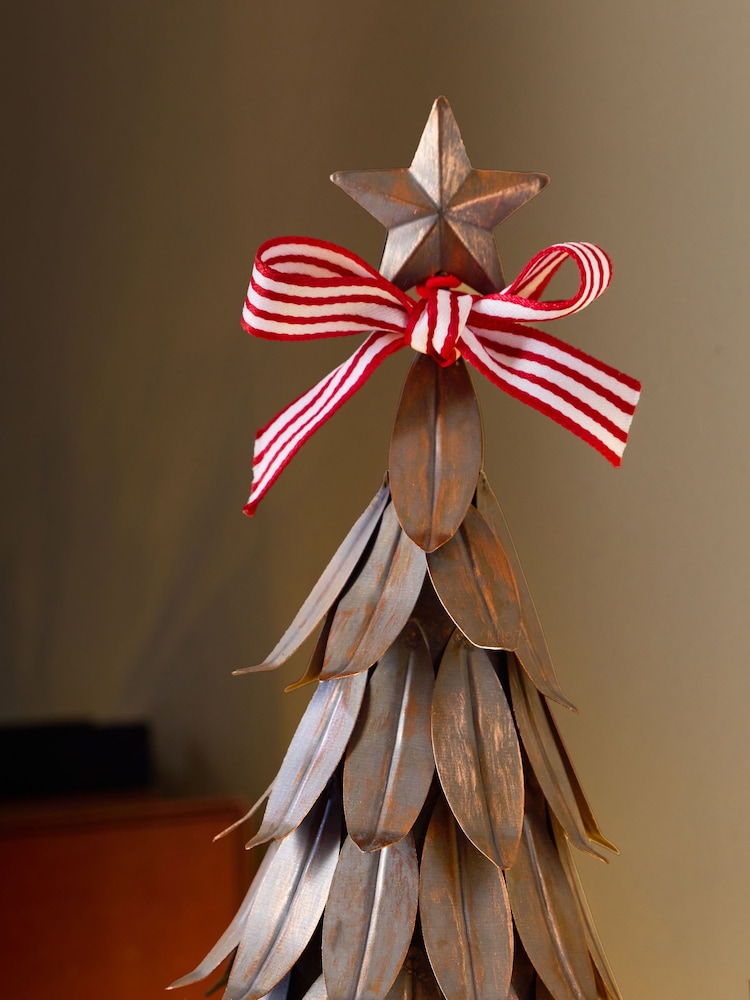 Bronze Metal Christmas Tree Ornament - Image 2 of 3